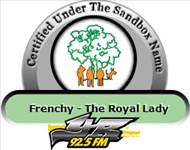YR925 FM - Under The Sandbox Tree Certified Name: Frenchy - The Royal Lady (Sarah WESCOT-WILLIAMS)