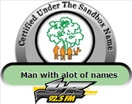 YR925 FM - Under The Sandbox Tree Certified Name: Man with alot of names (Egbert Jurendy DORAN)