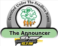 YR925 FM - Under The Sandbox Tree Certified Name: The Announcer (Cedric PETERSON)